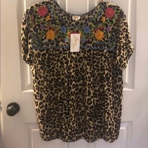 Beautiful Leopard Print Blouse
